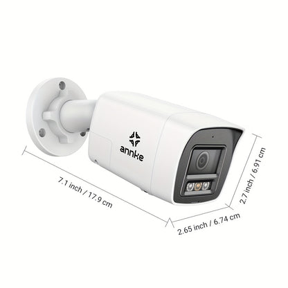 Beveiligingscamera – Bewakingscamera – Buitencamera – IP Camera – Draadloze Camera – 12MP Full HD – PoE Aansluiting met Bewegingsdetectie en Tweerichtingsaudio
