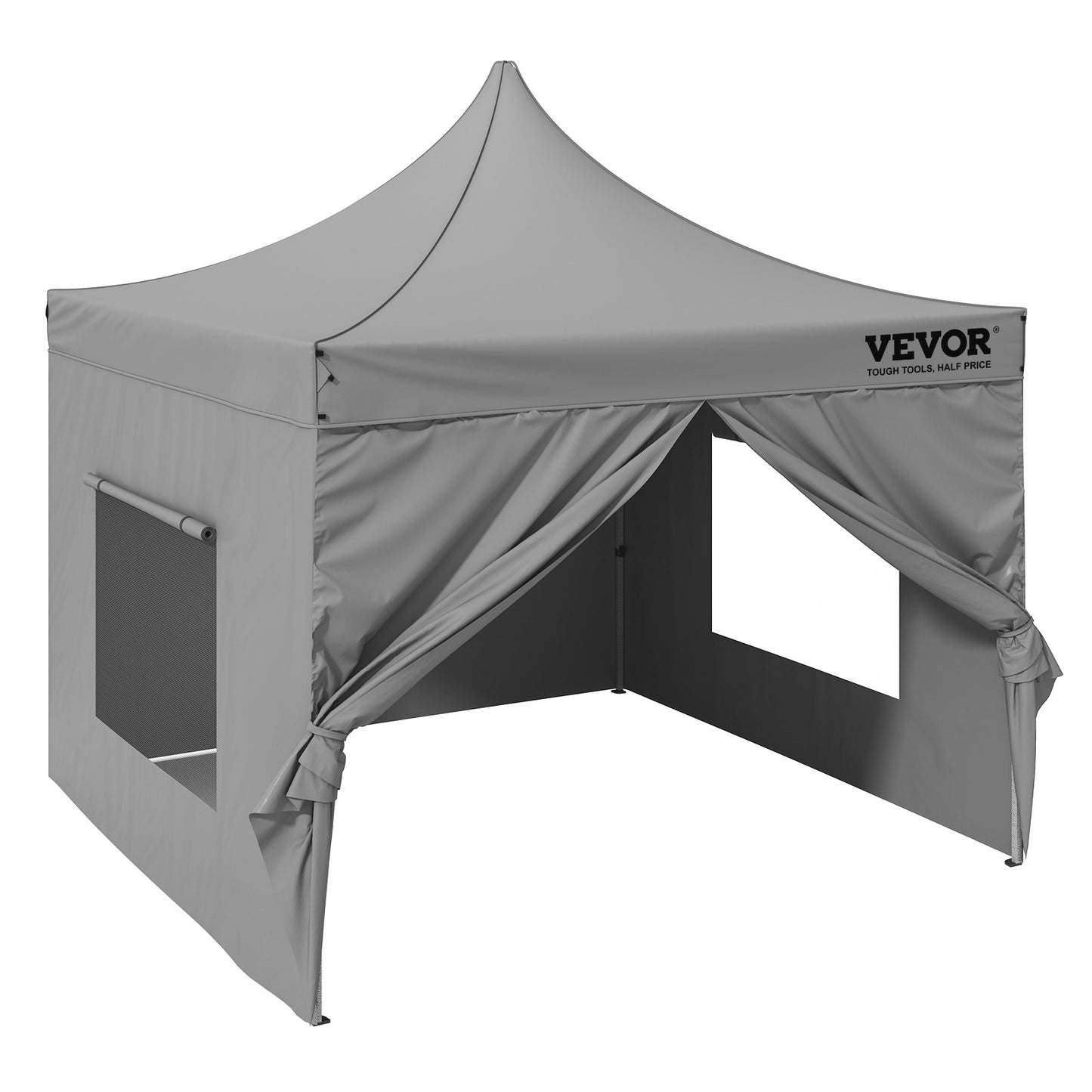 Pop-up Gazebo – Opvouwbare Tent – Buitenoverkapping – Partytent – Tuinkamer – Verstelbare Hoogte – Waterafstotende 500D PU Coating