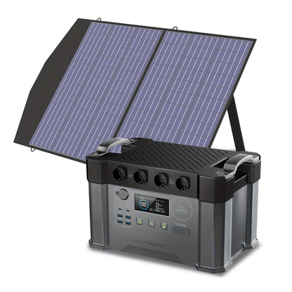 Power Station – Draagbare Generator – Zonne-accu – Mobiele Stroomvoorziening – Noodstroom – 1500Wh Capaciteit – Snel Opladen 1,5 Uur