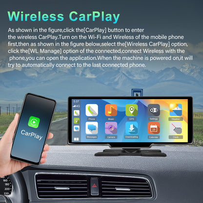 Android Autoradio – Multimedia Systeem – Carplay – Android Auto – Navigatie – 10,26 Inch Touchscreen – 8-Core Processor – Draadloze Verbinding