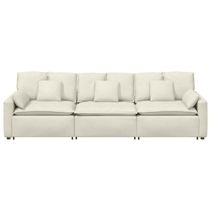 Hoekbank – Modulaire Bank – L-vormige Bank – Zitbank – Loungesofa – Velvet Bekleding – Stevig Metalen Frame – Donkergroen