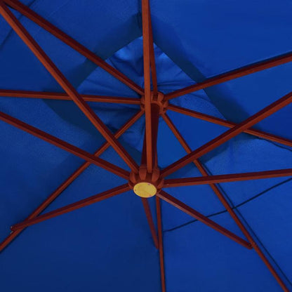 Partytentparasol – Grote Parasol – Tuinparasol – Terrasparasol – Balkonparasol – Weerbestendig Metalen Frame – 400x300 Cm – Polyester Stof
