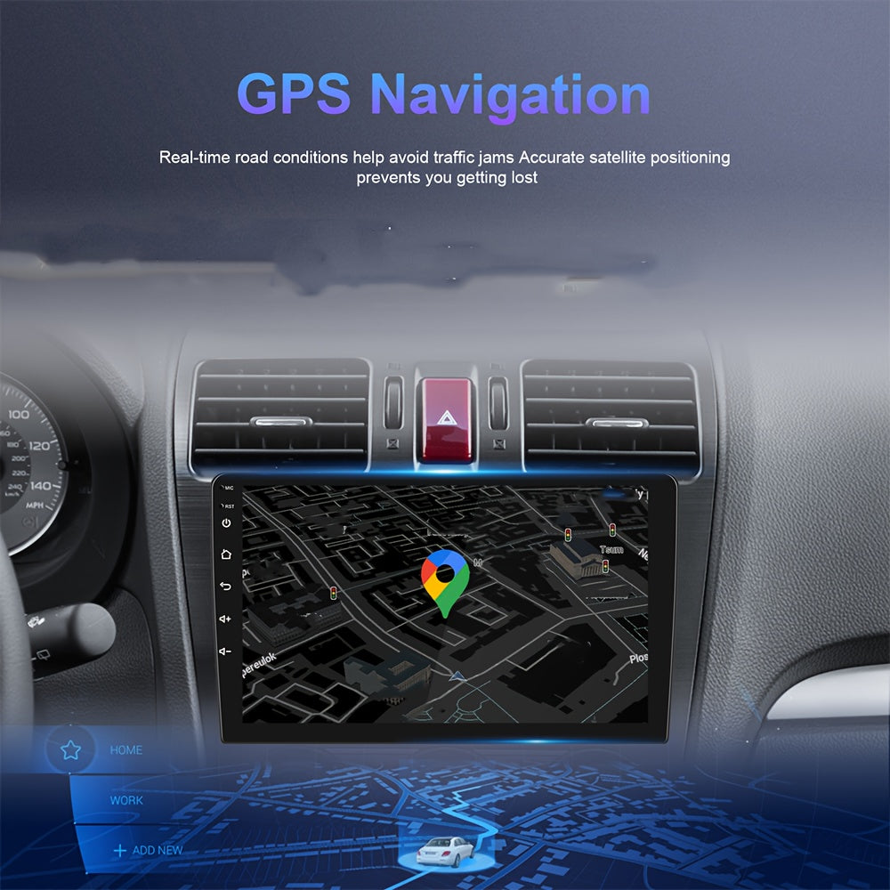 Autoradio – Multimedia Speler – Inbouw Radio – Navigatiesysteem – Touchscreen Radio – 9-inch Display – Android 13 Systeem – Draadloos CarPlay & Android Auto – GPS Navigatie – AHD Achteruitrijcamera Ondersteuning