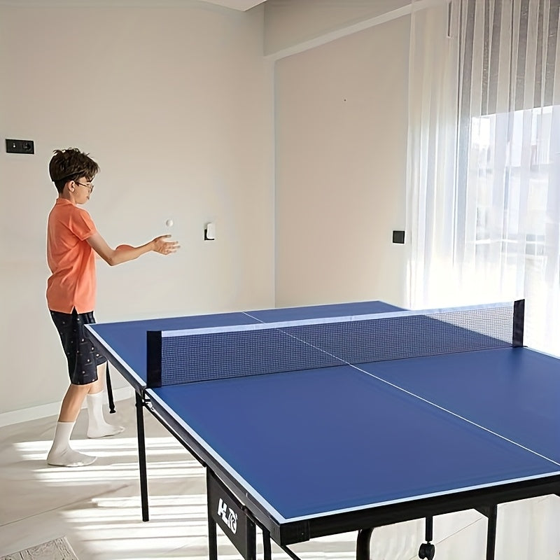 HLC Junior Table Tennis Table, Portable Ping Pong Table with Net Set for Easy Setup, Blue 206 * 114.5 * 76CM