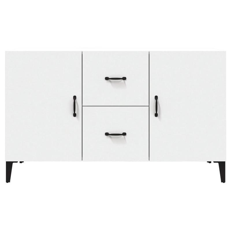 Sideboard – Dressoir – Kast – Opbergmeubel – Wandkast – Wit – Treated Wood – 100x36x60 cm – Sterk en Vochtbestendig