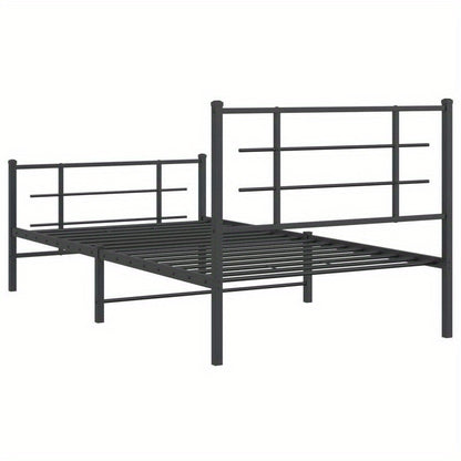 Bedframe – Metalen Bedframe – Verstelbaar Bed – Slaapbank – Bedbodem – 100x200 cm – Robuust Metaal – Eenvoudige Montage