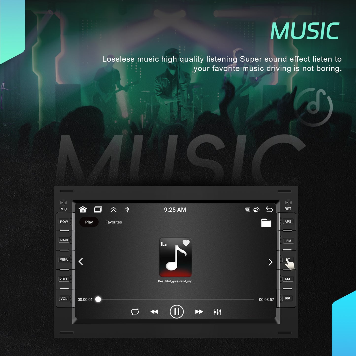 Multimediaspeler VW – Autoradio – Touchscreen Radio – Navigatiesysteem – Inbouw Radio – 7 Inch Scherm – Draadloze CarPlay & AHD Achteruitrijcamera