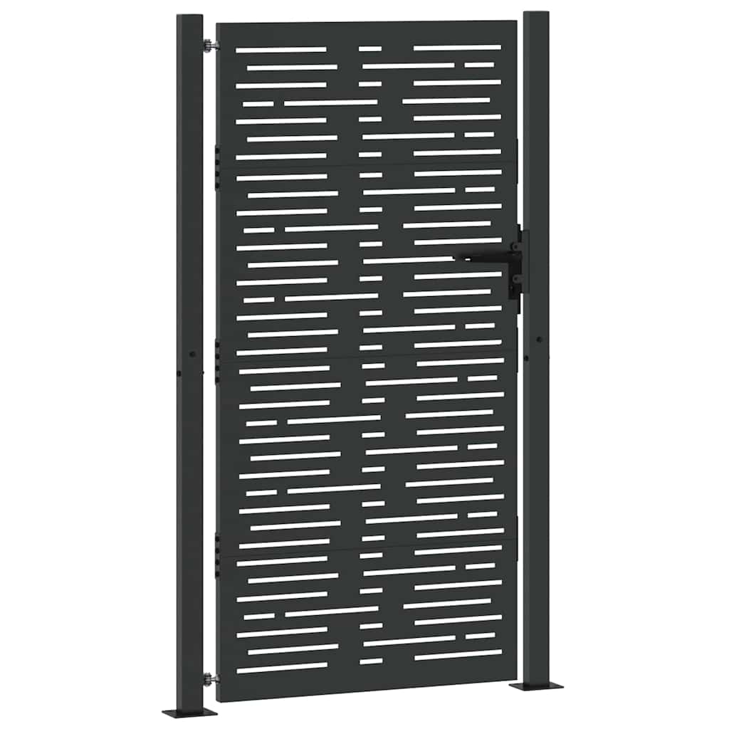 Moderne Metalen Tuinpoort – Tuinhek – Outdoor Gate – Veiligheidspoort – Stalen Poort – 105 x 175 cm – Gepoedercoat Staal – Veilig Slot