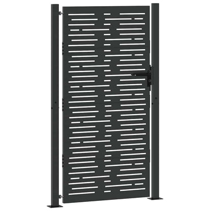 Moderne Metalen Tuinpoort – Tuinhek – Outdoor Gate – Veiligheidspoort – Stalen Poort – 105 x 175 cm – Gepoedercoat Staal – Veilig Slot