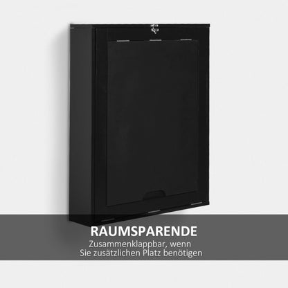 Klapbureau Wandtafel Opklapbare Bureau Schrijfbord Bureau Aan De Muur – Zwart Hout – Ruimtebesparend Design – Duurzaam Materiaal