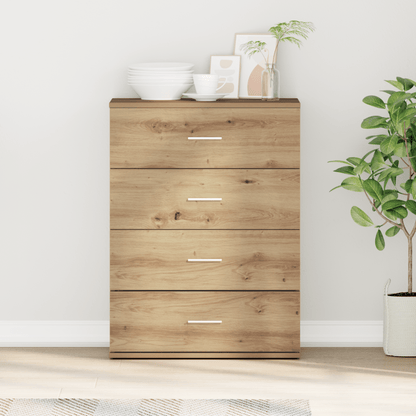 Sideboard Ambachtelijk oak 60 x 39 x 80cm Bewerkt wood Removable storage practical