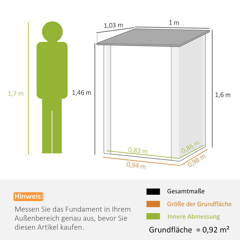 Buitenschuur – Tuinhuisje – Tuinberging – Opbergschuur – Metaalopslag – Weerbestendig – Eenvoudig Demontabel
