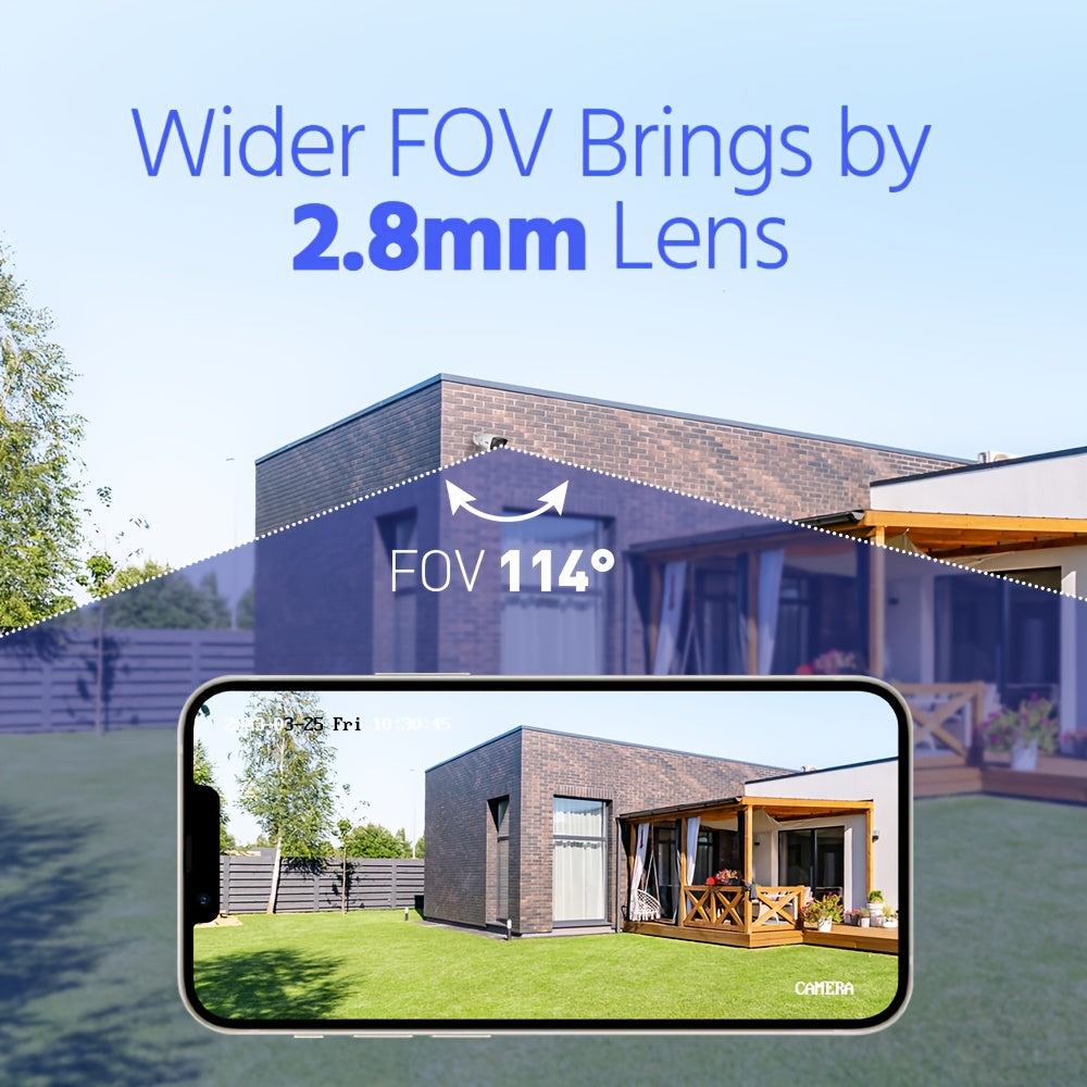 Bullet Camera – Beveiligingscamera – Bewakingscamera – CCTV Camera – Buitencamera – 1TB Opslag – Bedrade Aansluiting