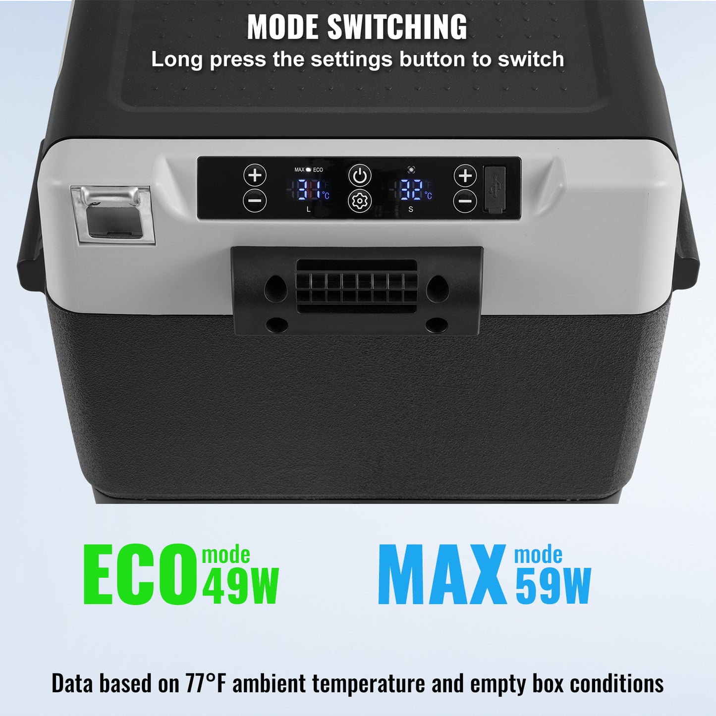 Autokoelbox – Autokoelboxen – Koelbox – Koelboxen – Koelvriezer – 60 Liter Inhoud – Compressor Koeling