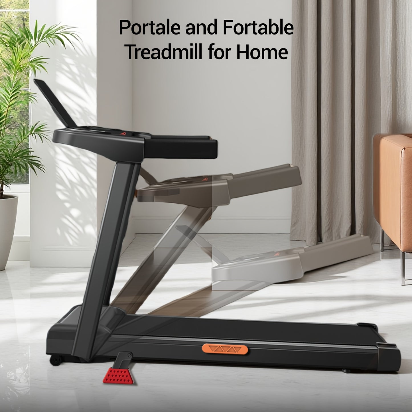 Loopband – Wandelband – Walking Pad – Treadmill – Opvouwbare Loopband – 15% Hellingshoek – Maximale Belastbaarheid 136 kg
