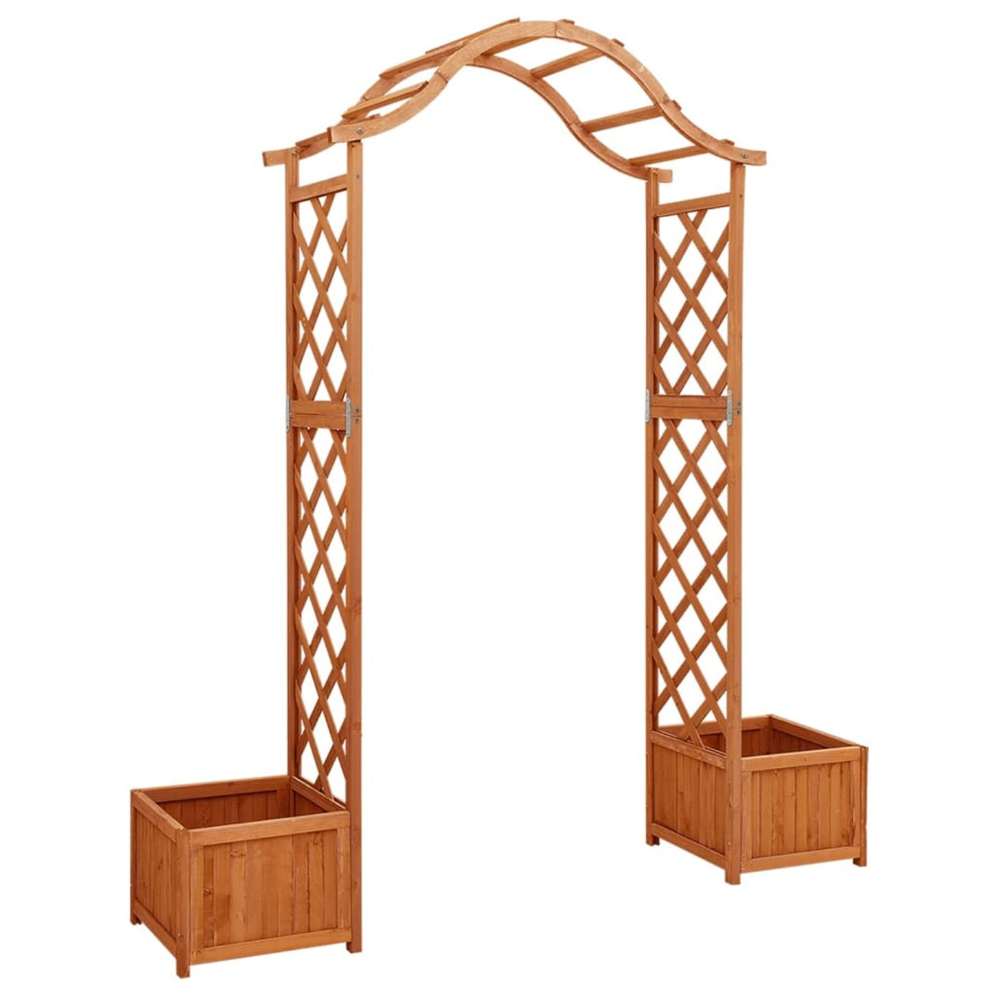 Pergola – Tuinoverkapping – Paviljoen – Prieel – Zonwering – Massief Dennenhout – Geïntegreerde Plantenbakken – Rustieke Uitstraling – Perfect Voor Buitenfeestjes