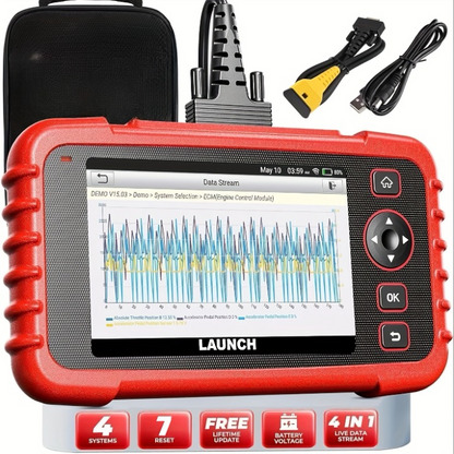 OBD2 Scanner – Diagnoseapparaat – Auto Uitlezer – Foutcode Lezer – Uitleesapparaat – Draadloos Wi-Fi – SAS en Gaspedaal Reset – Batterijtest Inclusief