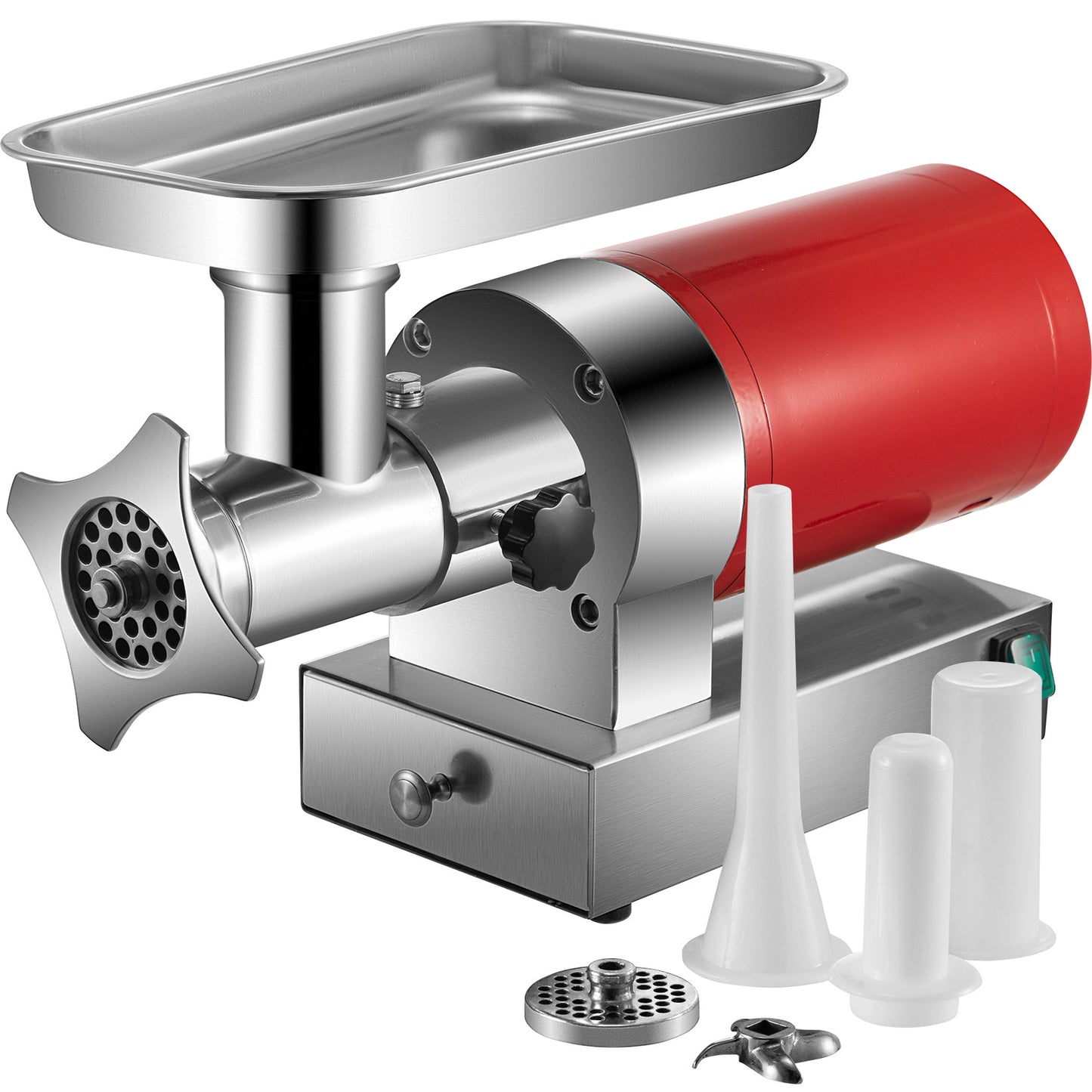 Vleesmolen – Gehaktmolen – Worstmaker – Keukenmachine – Vleesvermalser – 1100W Krachtige Motor – RVS Materiaal
