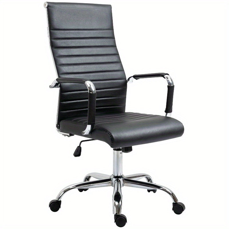 Bureaustoel – Office Chair – Ergonomische Stoel – Gamingstoel – Draaistoel – Verstelbare Hoogte – Kunstleer Met Foam Padded