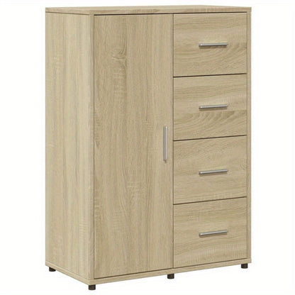 Houten Opbergkast – Dressoir – Bergkast – Ladekast – Ladenkast – 6 Lades – 60x31x84 cm – Houten Frame – Modern Design – Bruin
