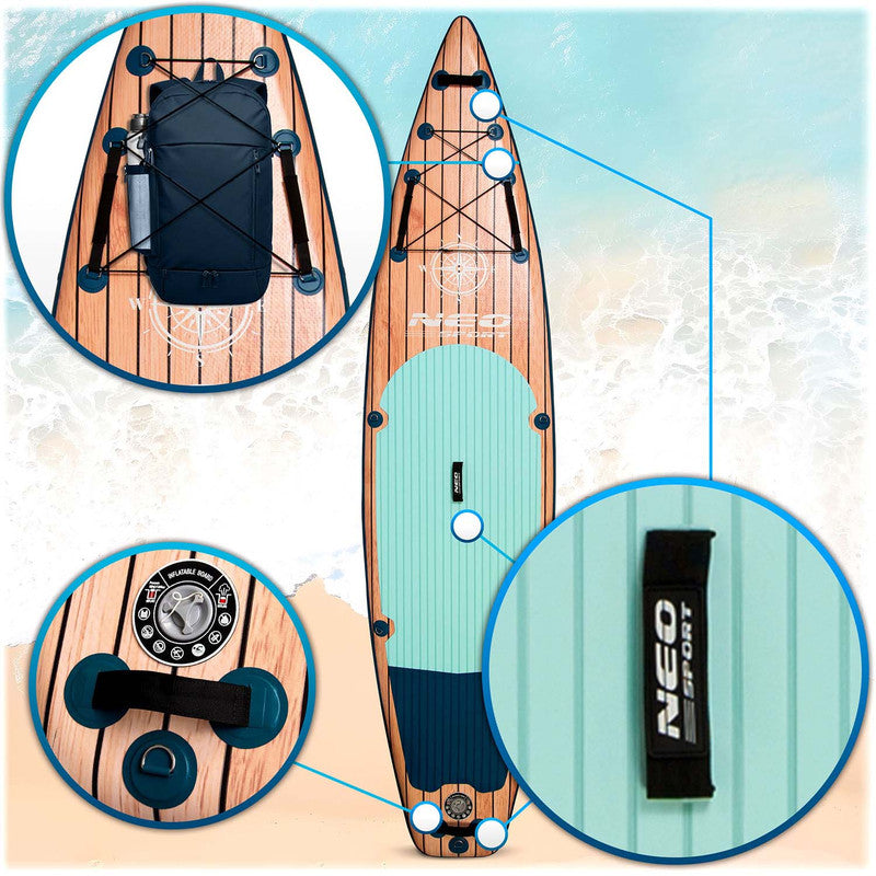 SUP Board – Stand Up Paddleboard – Paddleboard – Inflatable Board – Watersport Board – 350x81x15 cm – Lichtgewicht Triple-Layer PVC