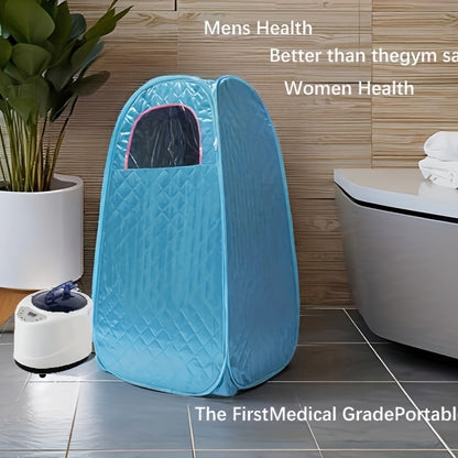 Stoomsauna – Sauna Tent – Thuissauna – Draagbare Sauna – Wellness Tent – Compact Ontwerp – Automatische Veiligheidsuitschakeling – Geschikt Tot 176,78 cm