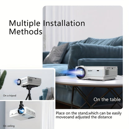 Projector – Beamer – Mini Beamer – Home Cinema Projector – Draagbare Projector – Native 1080P Resolutie – WiFi Verbinding