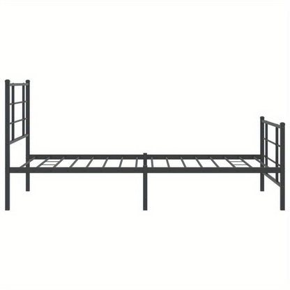 Bedframe – Metalen Bedframe – Verstelbaar Bed – Slaapbank – Bedbodem – 100x200 cm – Robuust Metaal – Eenvoudige Montage