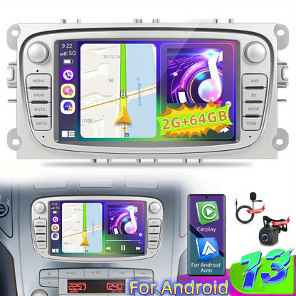 Android Autoradio – Multimedia Unit – Car Stereo – Navigatiesysteem – Touchscreen – 7 Inch Display – Android 13 Systeem – Wireless CarPlay & Android Auto