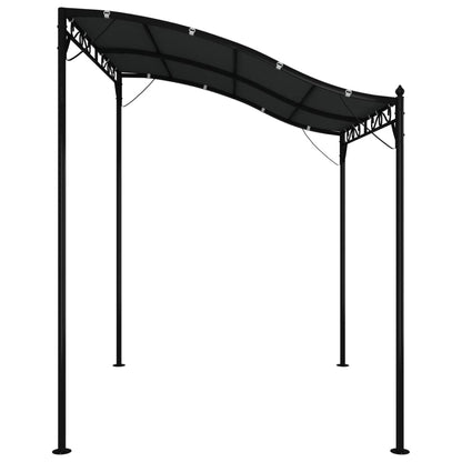 Parasolpaviljoen – Tuinpaviljoen – Partytent – Schaduwoverkapping – Zonnescherm – Waterafstotend Polyester Doek – Stevig Stalen Frame – Antraciet