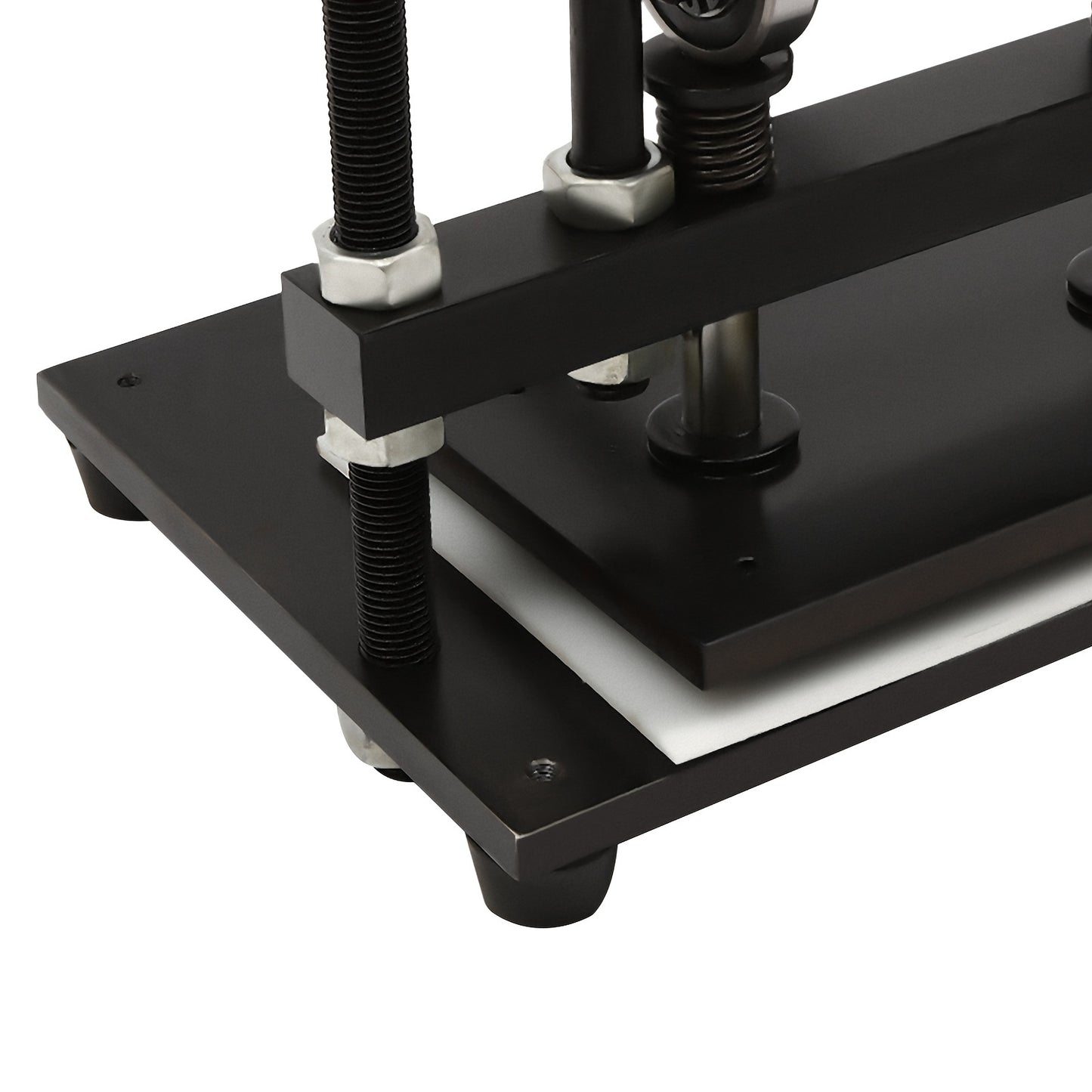 Leren Snijmachine – Handmatige Stansmachine – Embossing Machine – Press Cutter – Faux Leather Cutter – Zwart – Verstelbare Druk – Stabiele Constructie