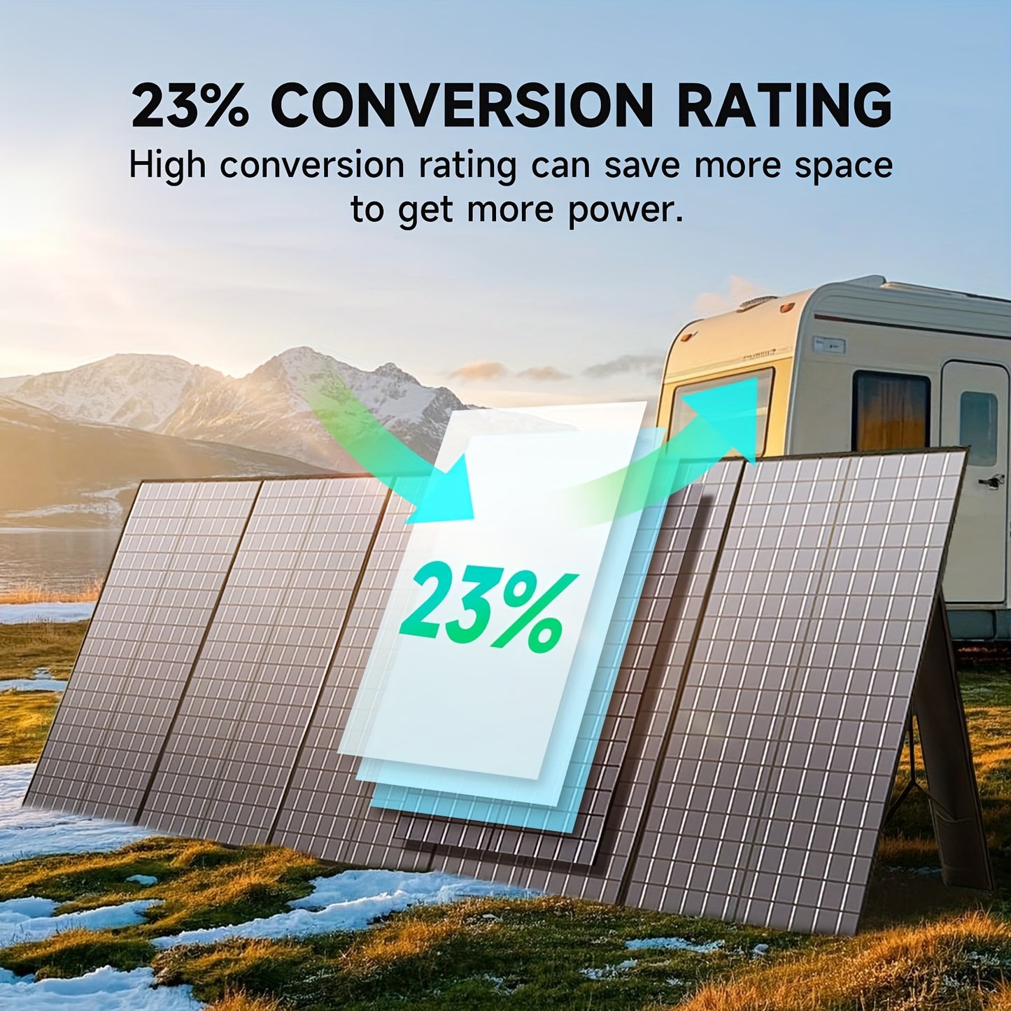 ALLPOWERS 400W/200W/100W Portable Solar Panel Featuring 36V+ Solar Output with XT60/DC Adapter for Power Stations, Solar Generators, Camping, Rvs, Boats, Emergency Power, And Outdoor Gardens.