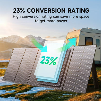 ALLPOWERS 400W/200W/100W Portable Solar Panel Featuring 36V+ Solar Output with XT60/DC Adapter for Power Stations, Solar Generators, Camping, Rvs, Boats, Emergency Power, And Outdoor Gardens.