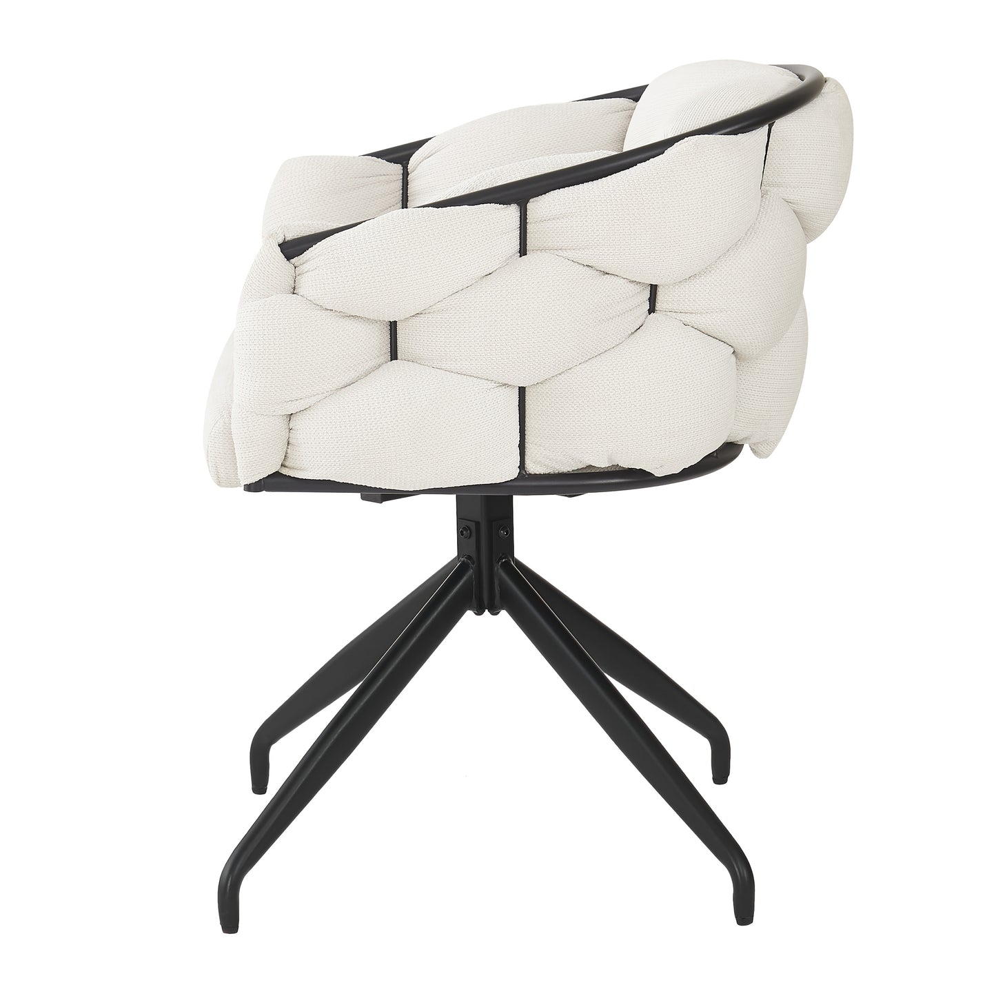 Luxury Velvet Chair (set Of 2), Swivel Chair, 360° Swivel, Living Room Chair, Dining Room Chair, Makeup Chair, Modern Stylish Chair, Dining Room Chair with Backrest, Ergonomic Chair, Bubble Chair, Beige, Furniture for Home,