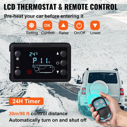 Dieselairco – Diesel Luchtverwarmer – Parkeerheater – Motorverwarming – Camperverwarmer – 8 kW Vermogen – Aluminium Behuizing