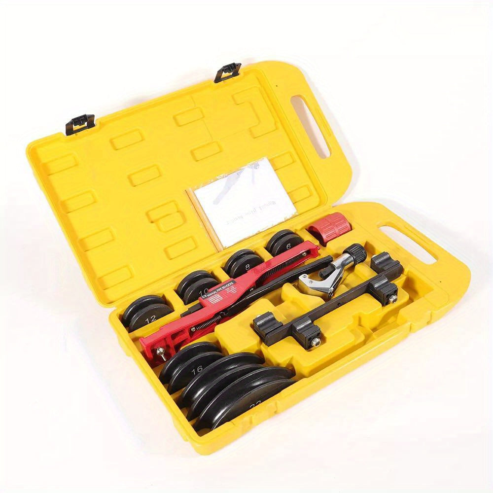 Goodslinesshop Pipe Bender 6-22mm Pipe Bending Machine Manual Bending Machine 1/4 Inch - 7/8 Inch Pipe Bender Tool Set [High-Quality Shop Now!], DIY Plumbing, Plumbing Tools, Compact Design, Sturdy Construction, Reliable Craf