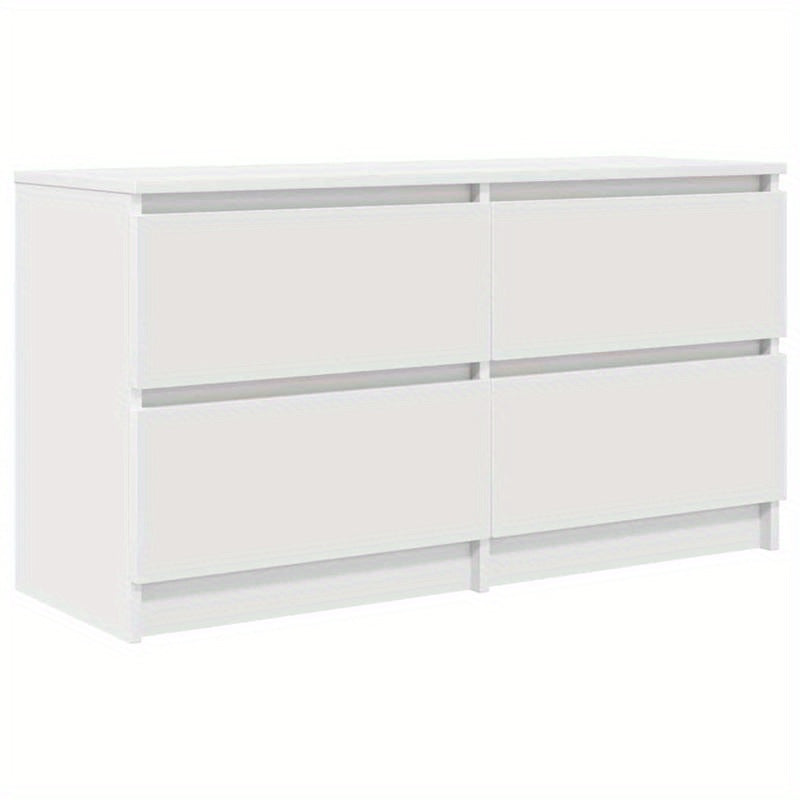 TV meubel – TV kast – Media meubel – Entertainment meubel – Wit tv meubel – Compact 100x35x54 cm – MDF en hardhout