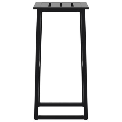 Bar stool 2pcs black 38x38x80cm powder -coated steel, Bar Seating, Kitchen Stools, Minimalist Stool, Modern Bar Stools, Sturdy Material, Durable Metal, Compact Stools