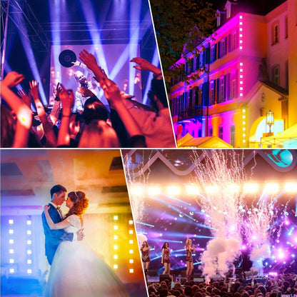 Moving Head Bar Light – DJ Licht – Stage Licht – Beam Light – Wall Wash Light – 150W Vermogen – RGBW DMX Controle - QUORE