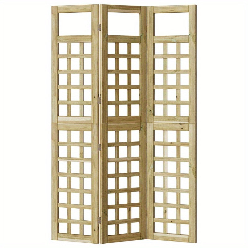 Outdoor Scherm – Tuinscherm – Windscherm – Privacy Scherm – Schutting – 120x180 cm – Gemaakt Van Stevig Grenenhout – Natuurlijk Design