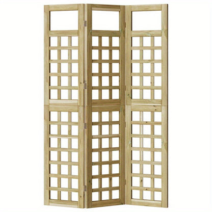 Outdoor Scherm – Tuinscherm – Windscherm – Privacy Scherm – Schutting – 120x180 cm – Gemaakt Van Stevig Grenenhout – Natuurlijk Design