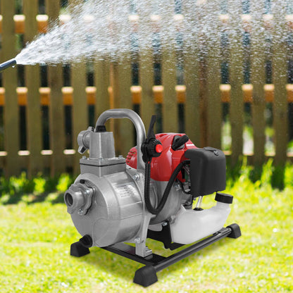 Waterpomp – Dompelpomp – Tuinpomp – Vuilwaterpomp – Besproeiingspomp – 43CC Benzine – Max 30M Opvoerhoogte – Lichtgewicht & Compact