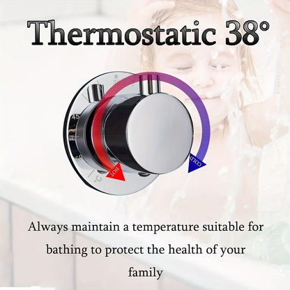 Douchepaneel – Douchekolom – Regendouche – Body Jets – Handdouche – Geborsteld Nikkel – 304 Roestvrij Staal – LED Temperatuurdisplay