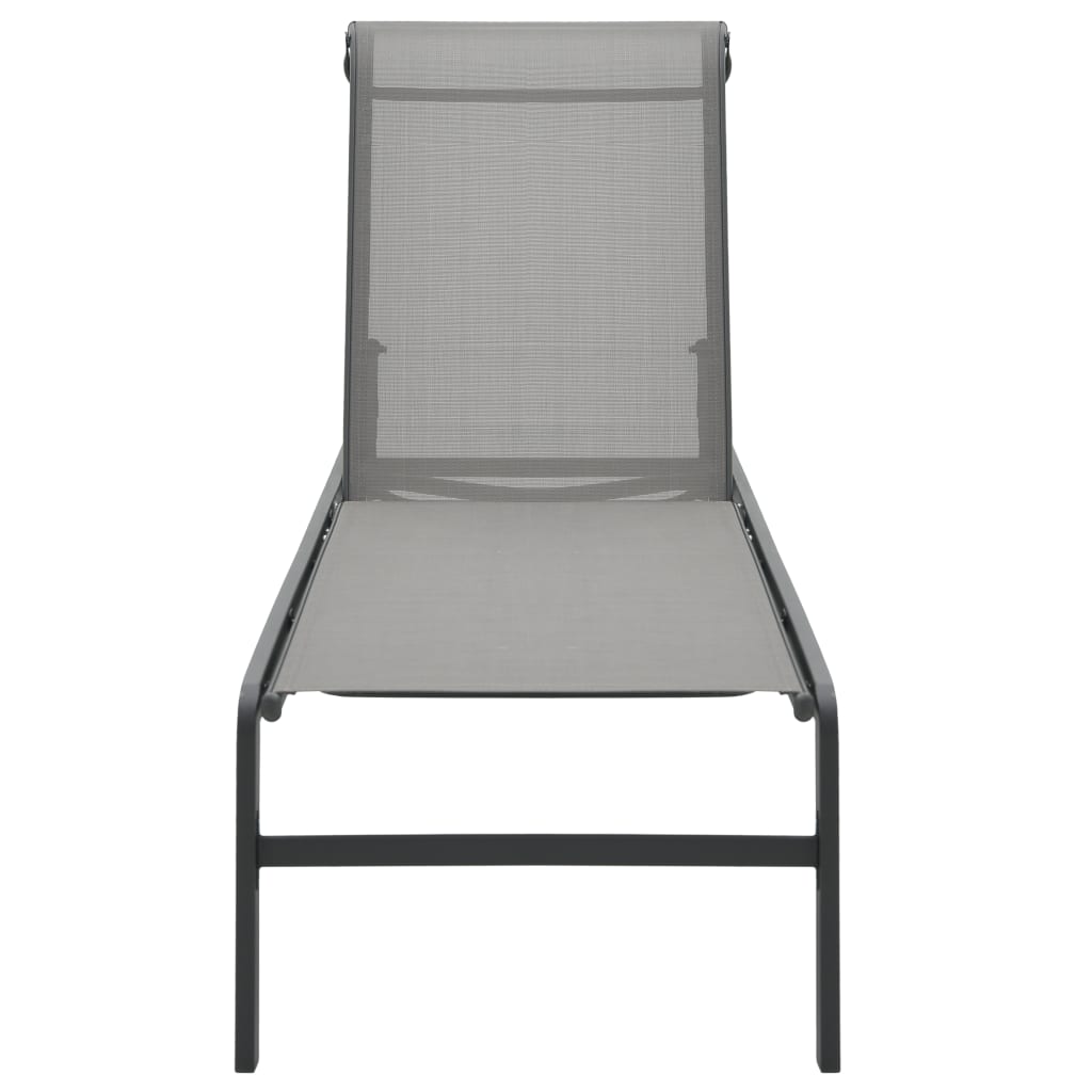 2-Persoons Loungeset – Tuinmeubel – Ligstoel – Buitenmeubel – Verstelbare Rugleuning – Duurzaam Staalframe