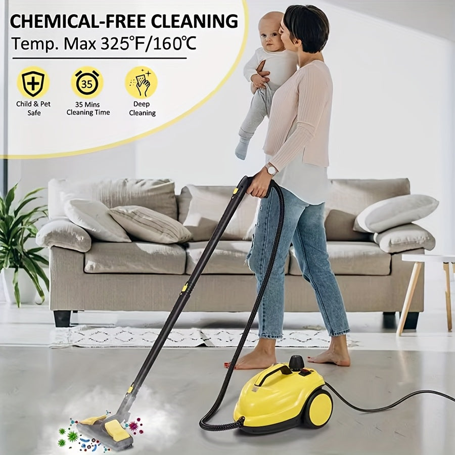 Stoomreiniger – Stoommop – Vloerreiniger – Handstomer – Kanisterstomer – 18 Accessoires – 3 Meter Snoer – IPX4 Spatwaterdicht