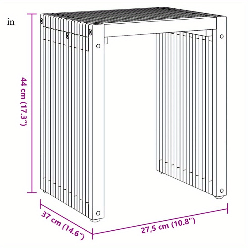 Zijdetafel – Bijzettafel – Sidetable – Nachtkastje – Salontafel – Set Van 3 – Duurzaam Teakhout – Nestbaar & Ruimtebesparend