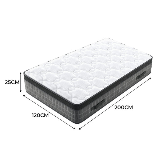Mattress Pressure Relief Extra Long Twin Mattresses with Breathable Memory Foam & Individual Pocket Spring