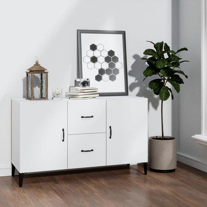 Sideboard – Dressoir – Kast – Opbergmeubel – Wandkast – Wit – Treated Wood – 100x36x60 cm – Sterk en Vochtbestendig