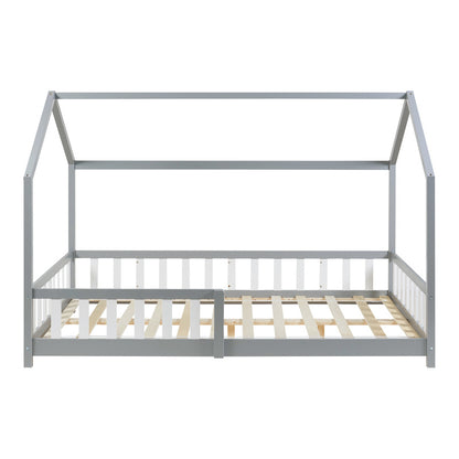 Kinderbed – Kinderbedden – Eenpersoonsbed – Hoogslaper – Stapelbed – Valbeveiliging – Massief Dennenhout – 140 x 200 cm