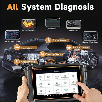 Draadloze Diagnose Scanner – OBD2 Scanner – Auto Diagnosetool – Foutcodelezer – Service Reset Tool – Bidirectionele Functionaliteit – Meer Dan 30 Service Resets
